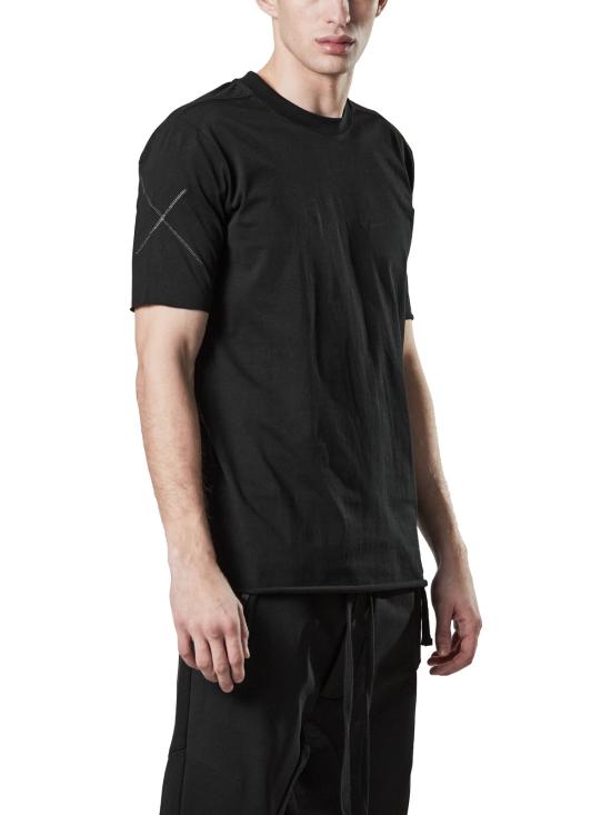 25FW 톰크롬 반팔 티셔츠 IMTS818BLACK Black - THOM KROM