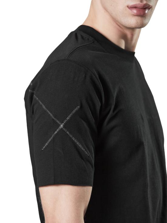 25FW 톰크롬 반팔 티셔츠 IMTS818BLACK Black - THOM KROM