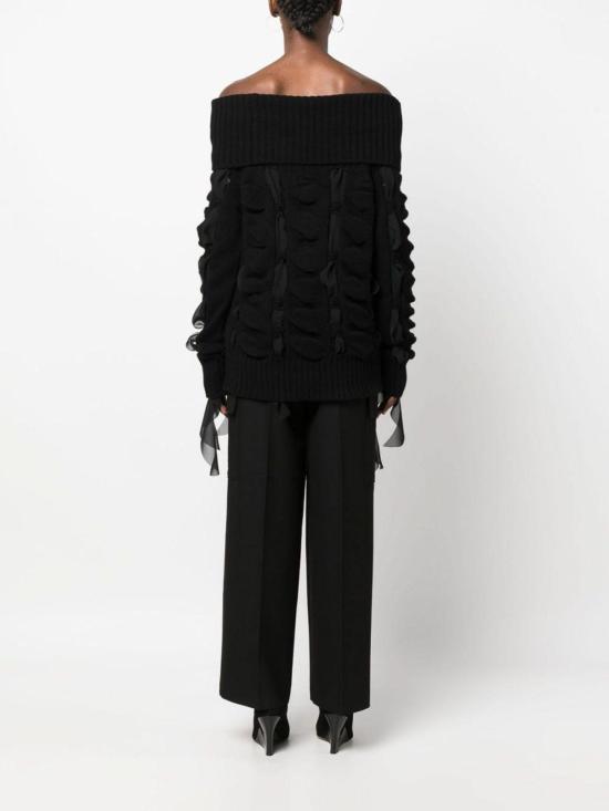  블루마린 민소매 티셔츠 A322M370AN0990 Black - BLUMARINE