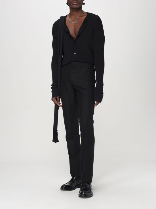 25SS 톰포드 긴팔 티셔츠 KYL023YMS081F24 LB999 Black - TOMFORD