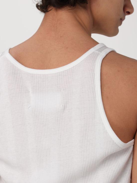 25SS 마르지엘라 민소매 티셔츠 S50NL0049M20060 101 White - MAISON MARGIELA