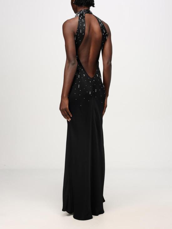 24FW 아멘쿠튀르 롱 원피스 AMW24515 L74 Black - AMEN COUTURE