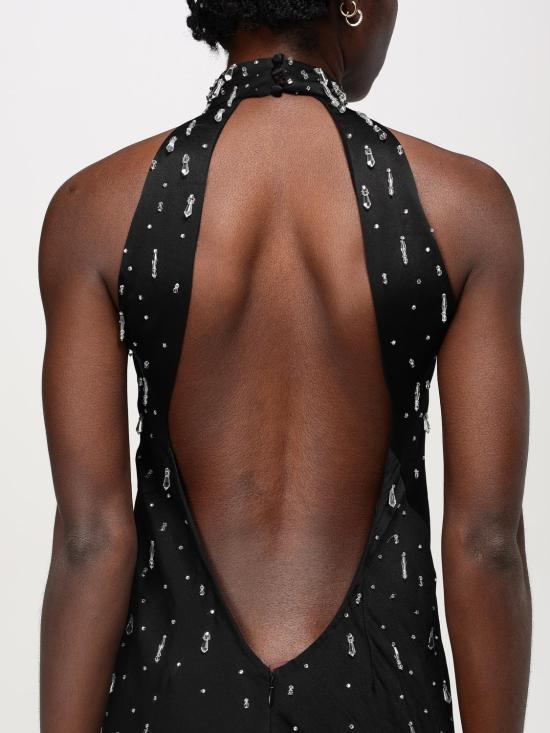 24FW 아멘쿠튀르 롱 원피스 AMW24515 L74 Black - AMEN COUTURE