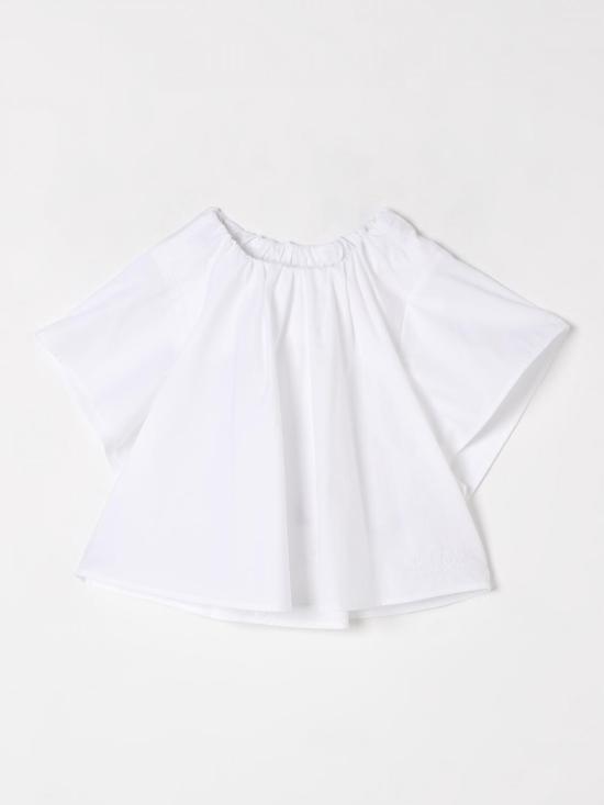 25FW [키즈] MM6 메종마르지엘라 탑 M60760MM014 M6100 White