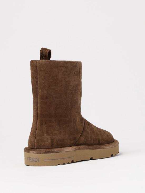 25FW 펜디 아프레 시크 FF 스웨이드 로우 부츠  8T8606ASA1 F0C23 Brown - FENDI