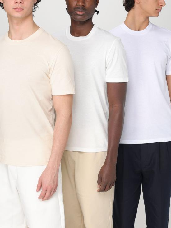 25FW 마르지엘라 코튼 크루넥 숏슬리브 티셔츠 멀티컬러 3팩 S50GC0710S23973 963 White - MAISON MARGIELA