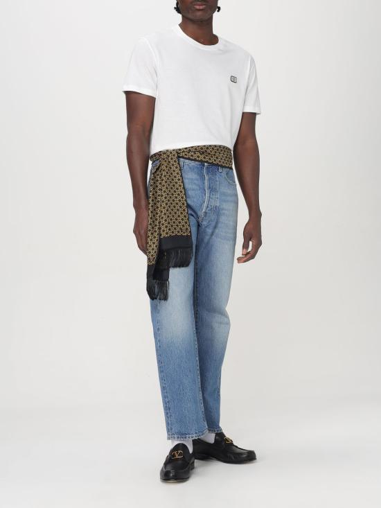 25FW 발렌티노 가라바니 반팔 티셔츠 6V3MG10VAQ8 A03 Ivory - VALENTINO GARAVANI