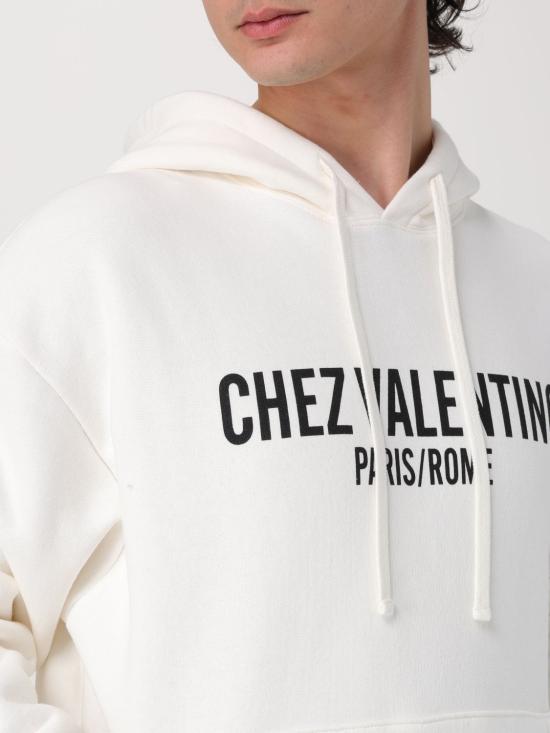 25FW 발렌티노 가라바니 후드 티셔츠 6V3MF28NAPJ A03 White - VALENTINO GARAVANI