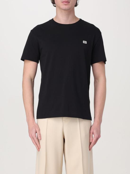 25FW 발렌티노 가라바니 반팔 티셔츠 6V3MG10VAQ8 0NO Black