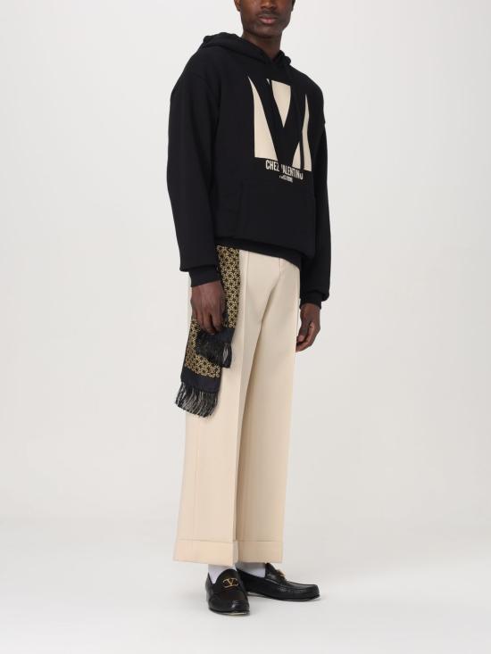 25FW 발렌티노 가라바니 후드 티셔츠 6V3MF28NAQA 0NO Black - VALENTINO GARAVANI