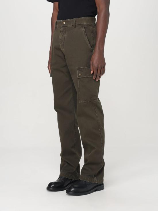 25FW 버버리 워싱 코튼 카고 팬츠  8105255 Green - BURBERRY