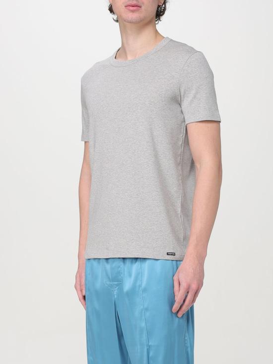 25FW 톰포드 코튼 크루넥 언더웨어 티셔츠 T4M081040 020 Grey - TOMFORD