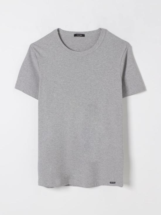 25FW 톰포드 코튼 크루넥 언더웨어 티셔츠 T4M081040 020 Grey - TOMFORD