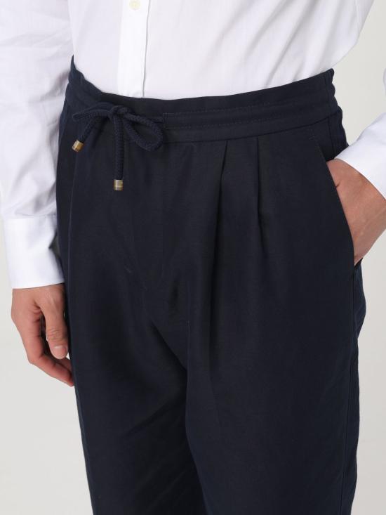 25FW 브루넬로 쿠치넬리 스트레이트 팬츠 MH255E1710 C2485 Blue - BRUNELLO CUCINELLI