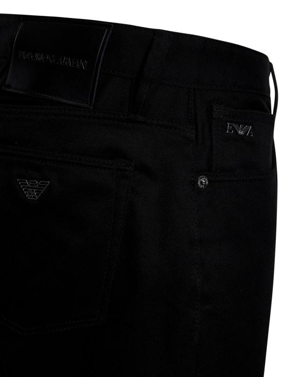 25SS 엠포리오 아르마니 스트레이트 팬츠 6D1J75 1NUPZ 0999 Nero - EMPORIO ARMANI