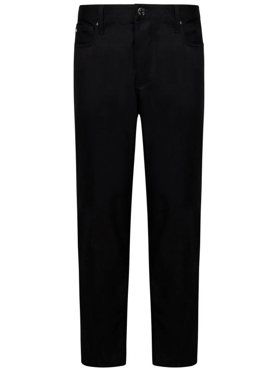 25SS 엠포리오 아르마니 스트레이트 팬츠 6D1J75 1NUPZ 0999 Nero