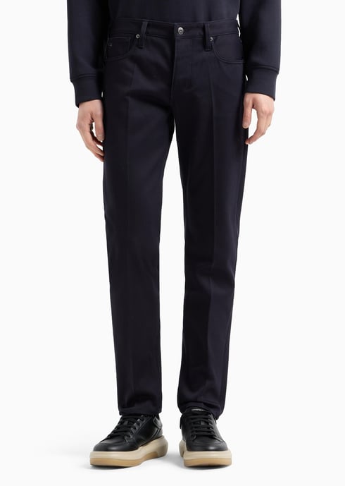 25SS 엠포리오 아르마니 스트레이트 팬츠 6D1J75 1NUPZ 0920 Blu navy - EMPORIO ARMANI