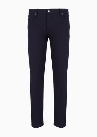 25SS 엠포리오 아르마니 스트레이트 팬츠 6D1J75 1NUPZ 0920 Blu navy