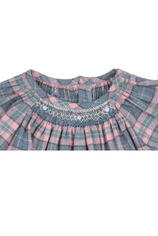  [키즈] Poeme & Poesie 블라우스 키즈 포에메 & 포에지 플레드 스모크  핑크/블루 플레드 - OTHER BRANDS