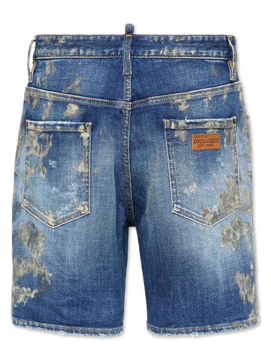  디스퀘어드2 데님 숏팬츠 S74MU0856S30664 navy - DSQUARED2