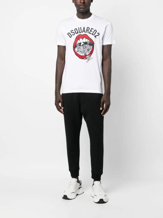  디스퀘어드2 반팔 티셔츠 S71GD1347S23009 white - DSQUARED2