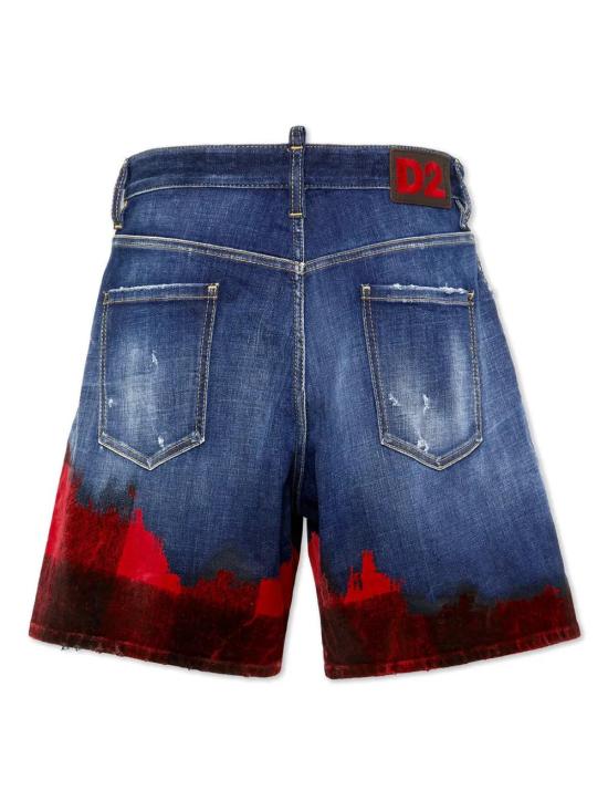  디스퀘어드2 데님 숏팬츠 S74MU0857S30664 indigo - DSQUARED2