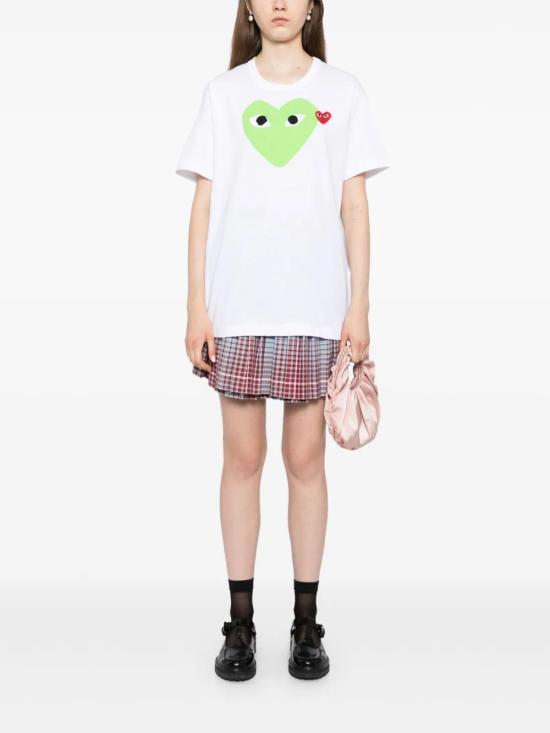  꼼데가르송 반팔 티셔츠 AXT106051 white - COMME DES GARCONS