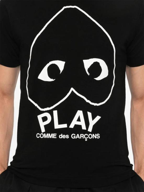  꼼데가르송 반팔 티셔츠 AZT114 black - COMME DES GARCONS