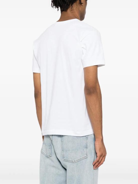  꼼데가르송 반팔 티셔츠 AXT106051 white - COMME DES GARCONS