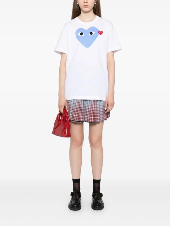  꼼데가르송 반팔 티셔츠 AXT106051 white - COMME DES GARCONS