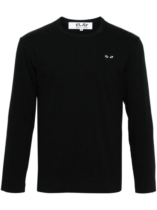  꼼데가르송 긴팔 티셔츠 AXT120051 black