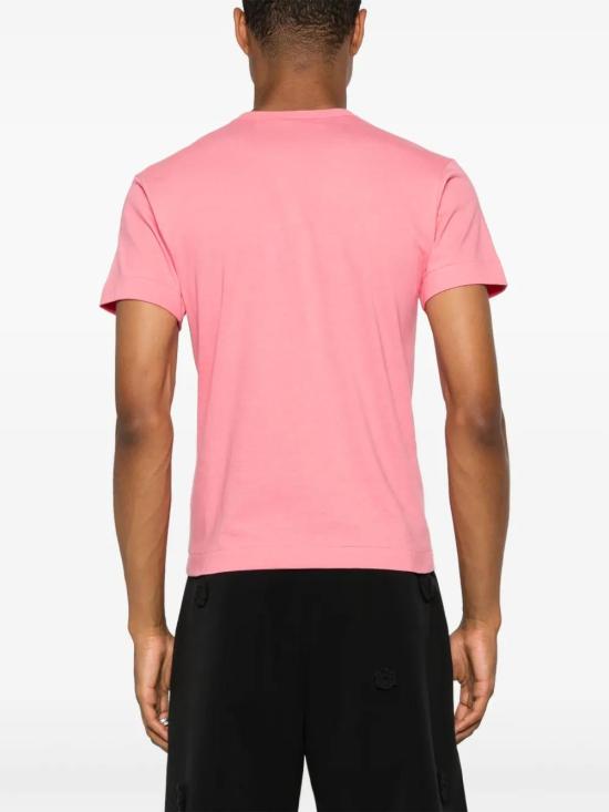  꼼데가르송 반팔 티셔츠 AXT274051 pink - COMME DES GARCONS