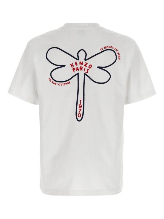  겐조 반팔 티셔츠 FF55TS4954SI white - KENZO