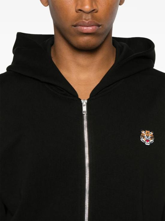  겐조 후드 티셔츠 FE55SW1964MF black - KENZO