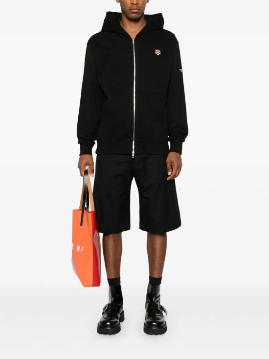  겐조 후드 티셔츠 FE55SW1964MF black - KENZO