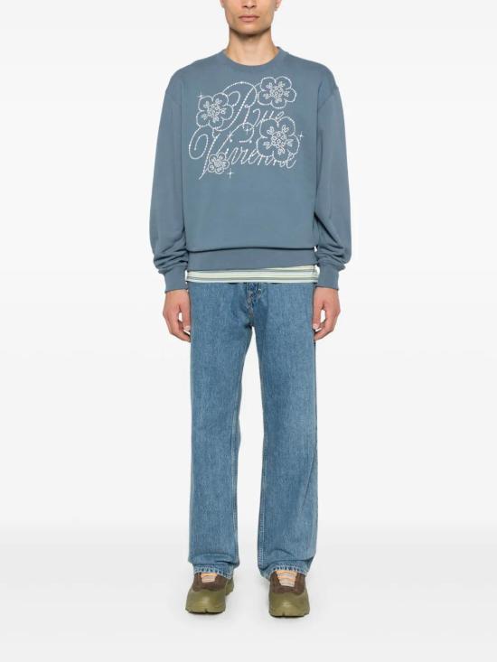  겐조 긴팔 티셔츠 FE65SW2284MG blue - KENZO