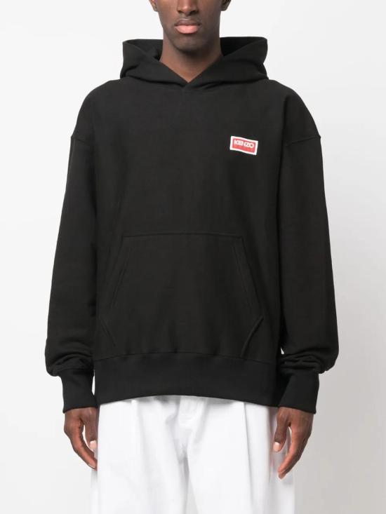  겐조 후드 티셔츠 FD65SW0704ME black - KENZO