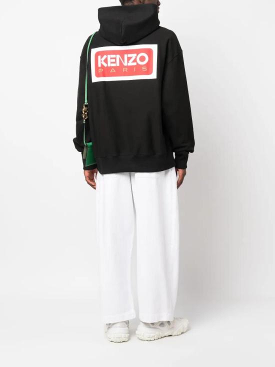  겐조 후드 티셔츠 FD65SW0704ME black - KENZO