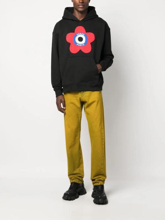  겐조 후드 티셔츠 FD65SW0744ME black - KENZO