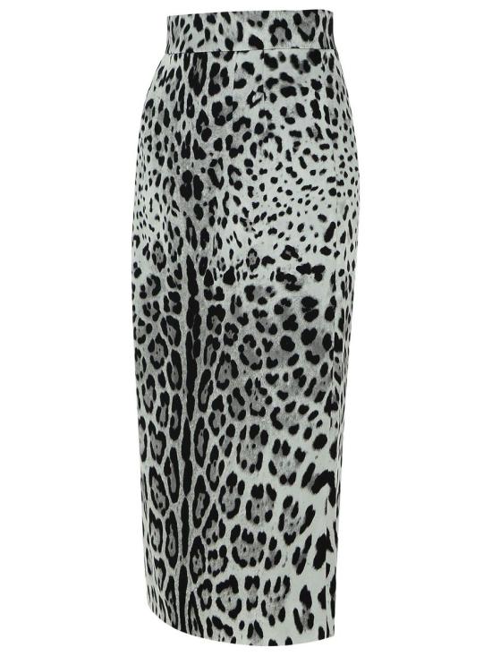 25SS 돌체앤가바나 숏 스커트 F4B6UTFSADDHI13N LEO F DO NERO - DOLCE & GABBANA