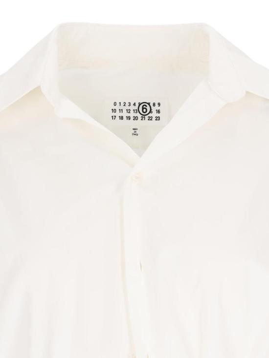 25SS MM6 메종마르지엘라 블라우스 S52DT0045 M35256101 WHITE - MM6 MAISON MARGIELA