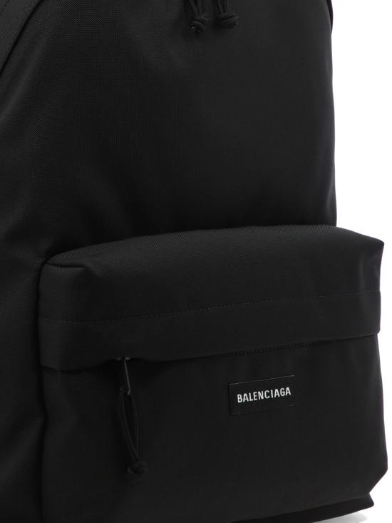26FW 발렌시아가 로고 패치 익스플로러 백팩 503221 2VZ37 1000 BLACK DOM - BALENCIAGA