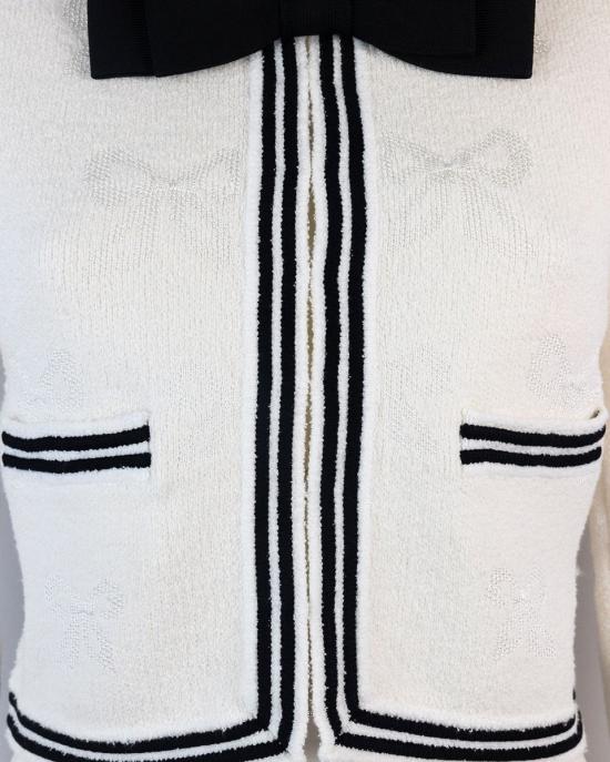 25SS 셀프 포트레이트 스웨터 RS25111CC WHITE - SELF PORTRAIT