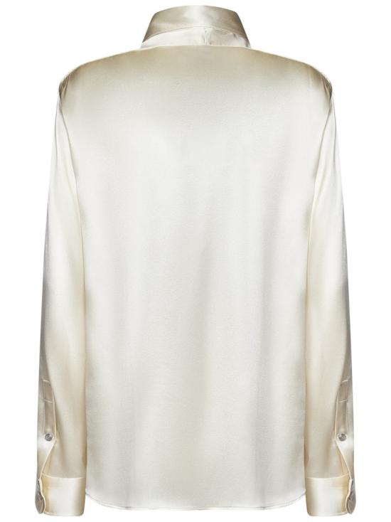 25SS 톰포드 셔츠 CA3266FAX1191AW035 WHITE - TOMFORD