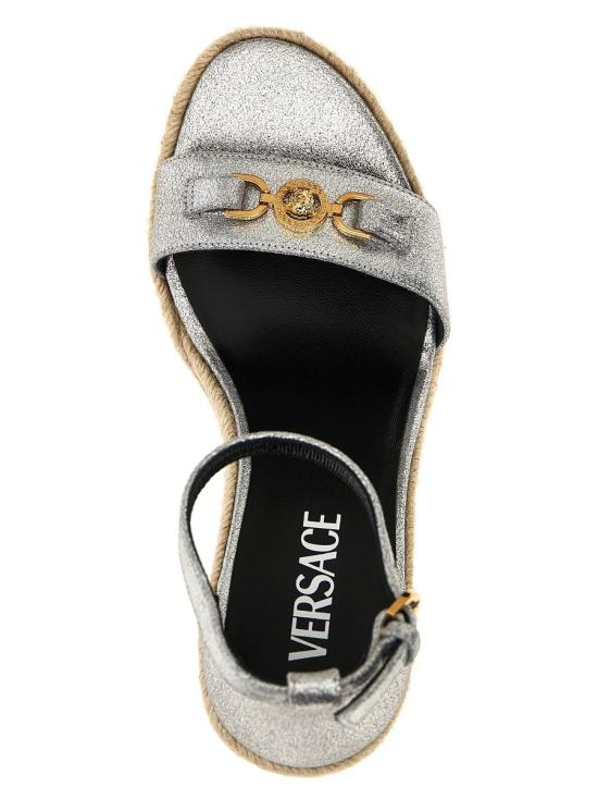 25SS 베르사체 플랫 슈즈 10141001A133091E01V SILVER - VERSACE