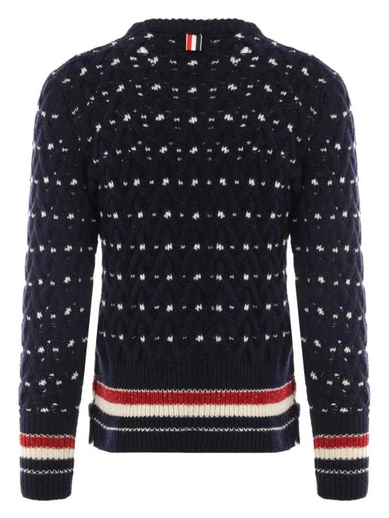  톰브라운 스웨터 MKA510BY1506 navy - THOM BROWNE