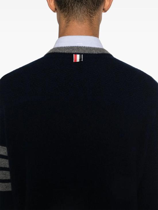  톰브라운 스웨터 MKA527AY1030 blue - THOM BROWNE