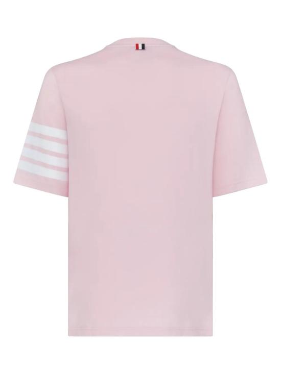  톰브라운 반팔 티셔츠 MJS168G07862 pink - THOM BROWNE