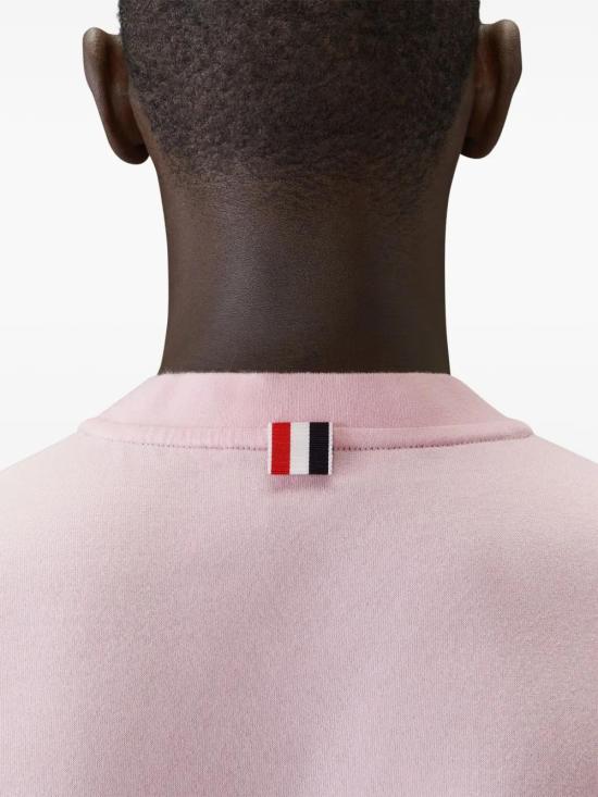  톰브라운 반팔 티셔츠 MJS168G07862 pink - THOM BROWNE
