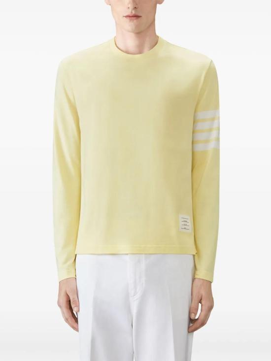  톰브라운 스웨터 MJS169G07862 yellow - THOM BROWNE